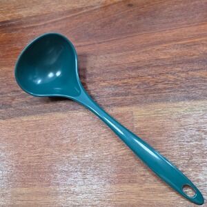 EKCO Vintage Teal Green Melamine Ladle Mid Century Modern Kitchen Serving Spoon